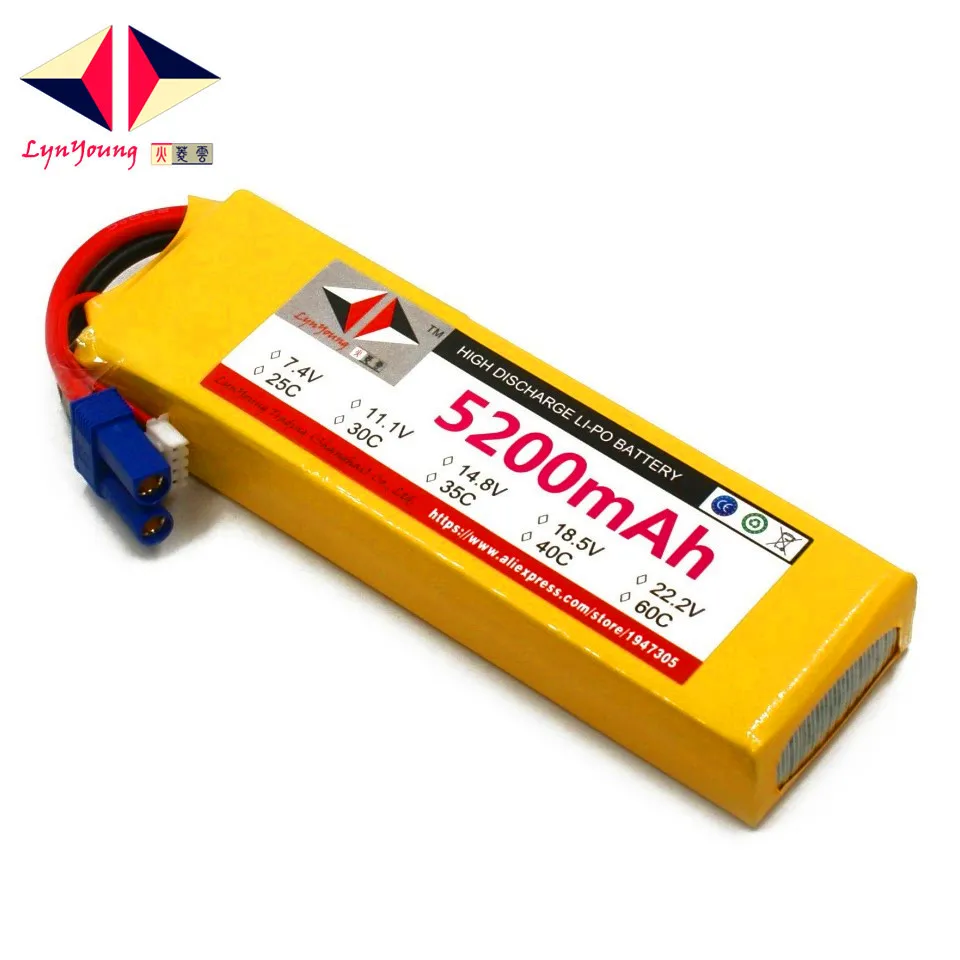 Фото Аккумулятор HX Lipo 3S 11 1 В 5200 мАч 25C 30C 35C 40C 60C для радиоуправляемого дрона Аккумулятор HX Lipo 3S 11 1 В 5200 мАч 25C 30C 35C 40C 60C для радиоуправляемого дрона