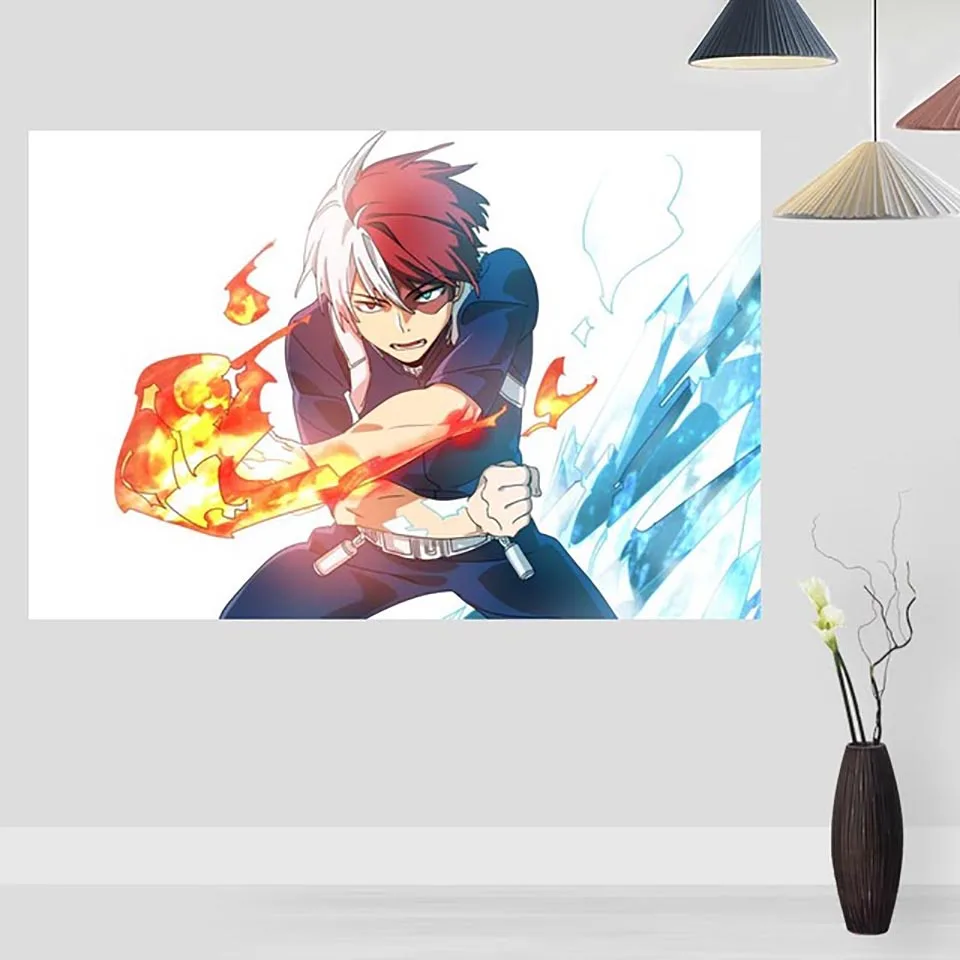 Картина на стену 5D DIY Алмазная вышивка аниме My Hero Academy наклейка с изображением квадратной вышивки крестом украшение для дома - Цвет: Diamond XJNN2726-01