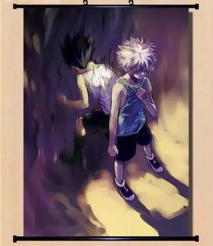 Аниме постер HunterxHunter настенная прокрутка печатная картина домашний декор