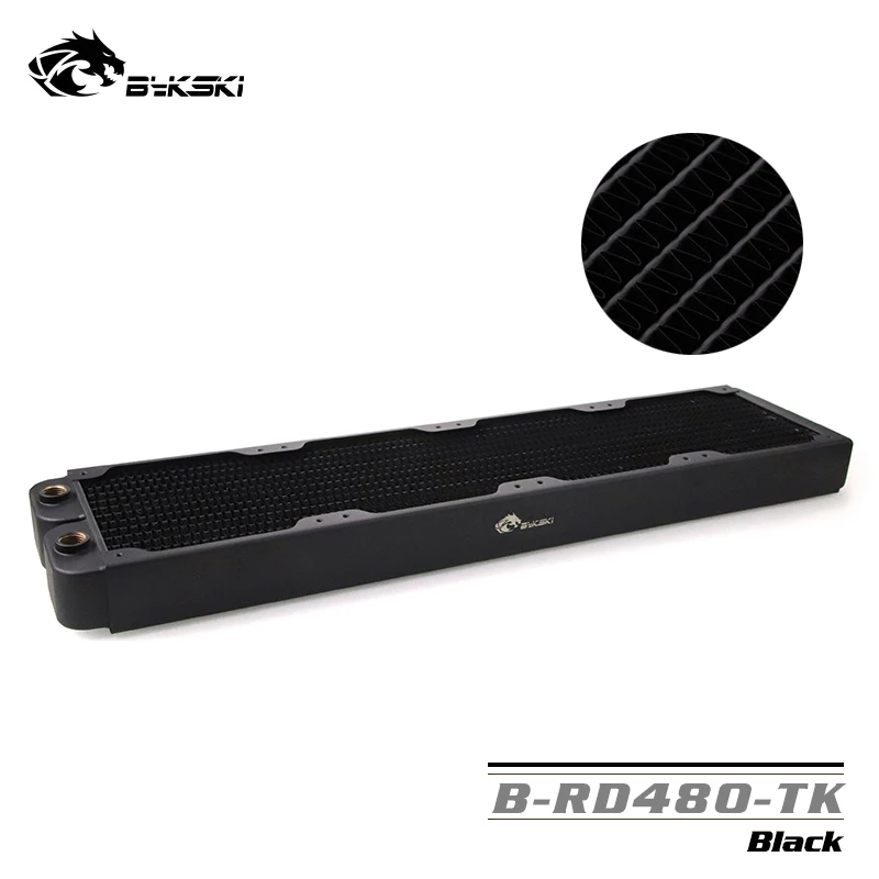 Bykski B RD480 TK 480 мм Двухрядные радиаторы 39 толщина стандартные водяного охлаждения