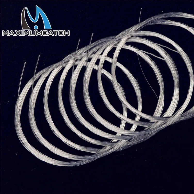 Maximumcatch 10 штук зауженные Fly леска 7,5/9/12/15FT(0X, 1X, 3X, 4X, 5X, 6X, 7X) нейлоновый конус лидер