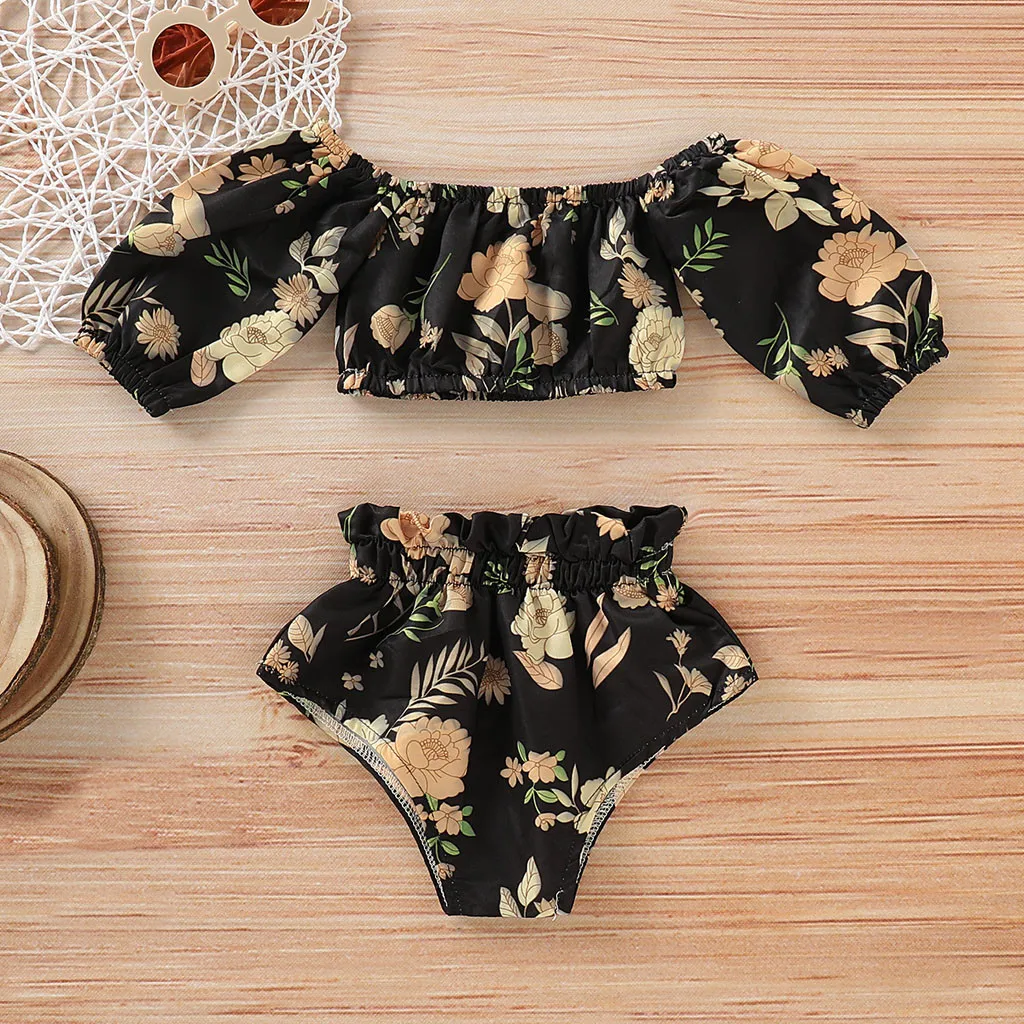 Perimedes/комплекты летней одежды из 2 предметов для маленьких девочек одежда детей и