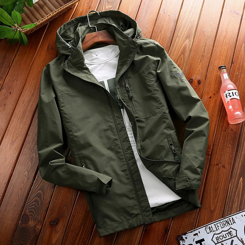 Мужская быстросохнущая походная куртка большого размера 3XL 4XL 68 | Спорт и