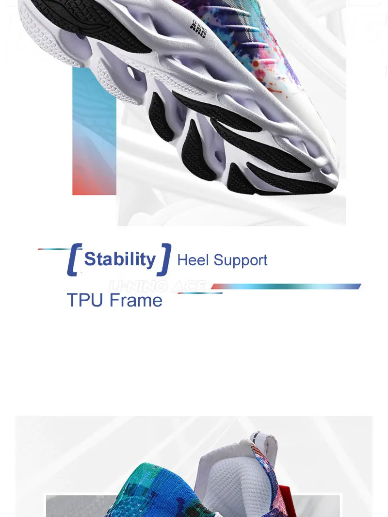 Li-Ning/женские кроссовки для бега на подушках; дышащие кроссовки с монолитной подкладкой; спортивная обувь; ARHP108 XYP936