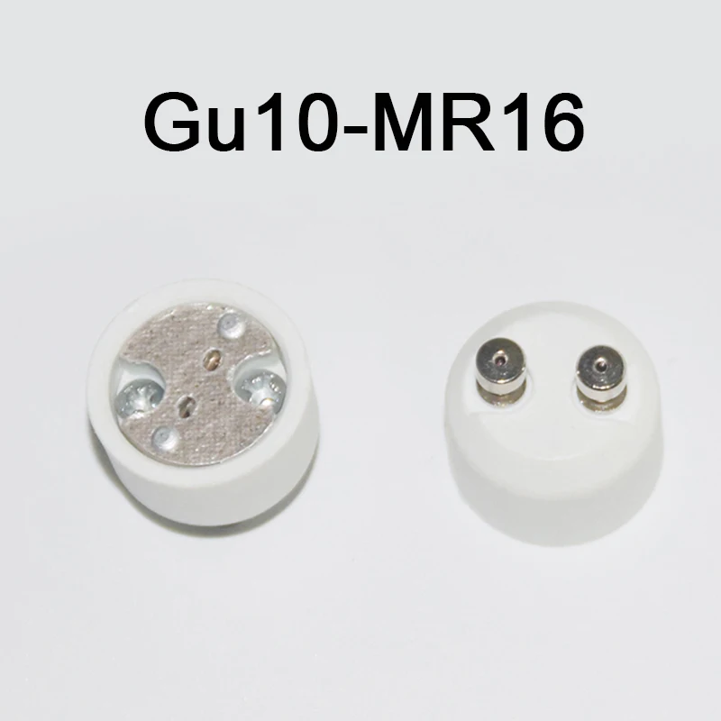 10 шт. мини светодиодная лампа держатель цоколя лампы conver MR16 гнездо GU10 к адаптер