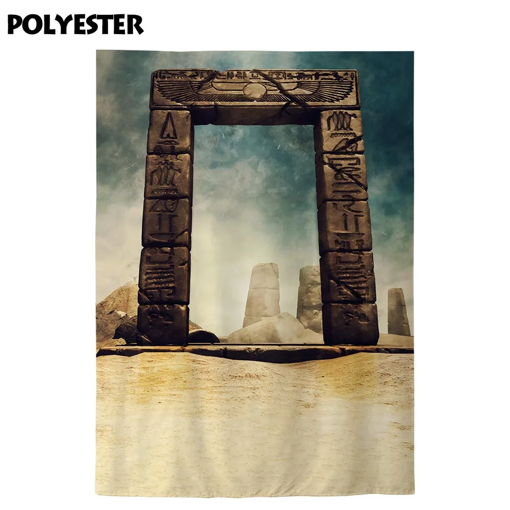 Allenjoy backgrounds for photography studio desert ruins ancient egyptian temple cstone arch hieroglyphs backdrop photocall | Электроника