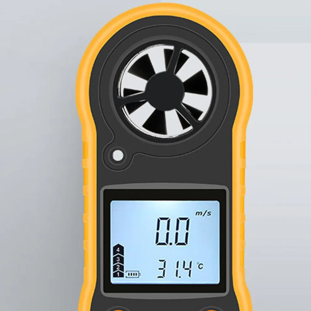 MIni Digital Anemometer Mini Portable LCD Wind Speed Temperature Humidity Meter with Multipurpose Hygrometer Thermometer | Инструменты