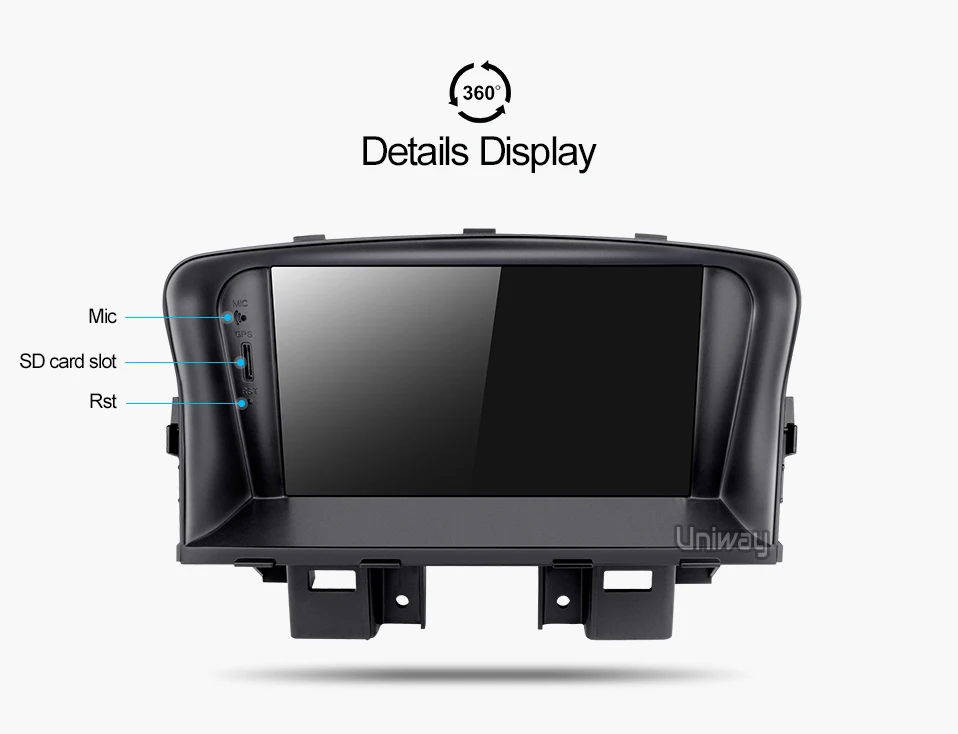Uniway ZLKLZ7071 2G+ 3 знака после 2G android 8.1car dvd для chevrolet cruze 2008 2009 2010 2011 2012 2013 автомобиль радио gps навигации