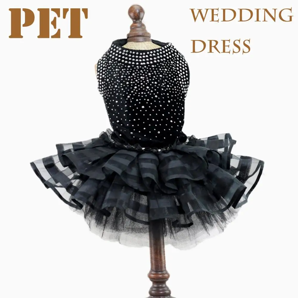 

Pet Accessories Fashion party skirt Pet Dog Clothes Dress Sweety Princess Dress Teddy Puppy Wedding Dresses Small Medium Dogs