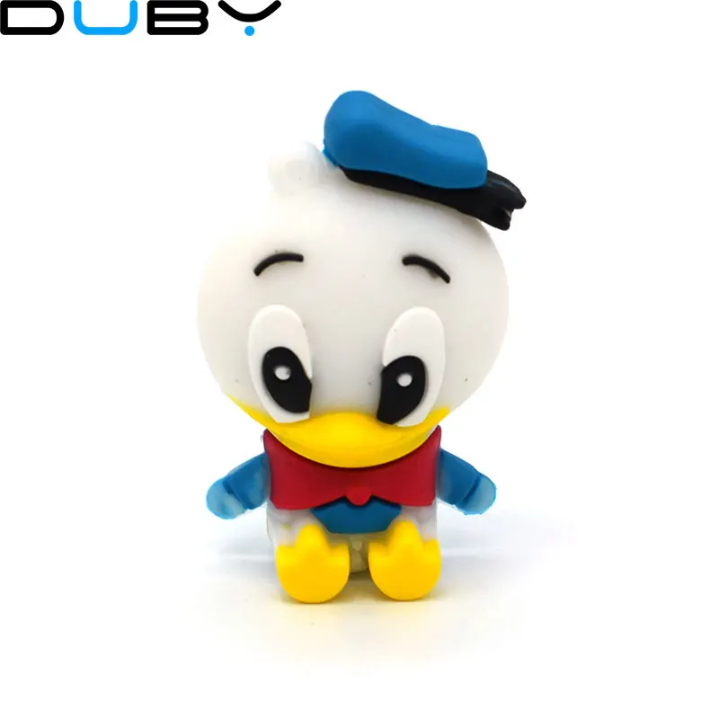 Мультфильм роль Дональд Дак милый флеш накопитель USB 4GB/8GB/16GB/32GB/64GB U диск