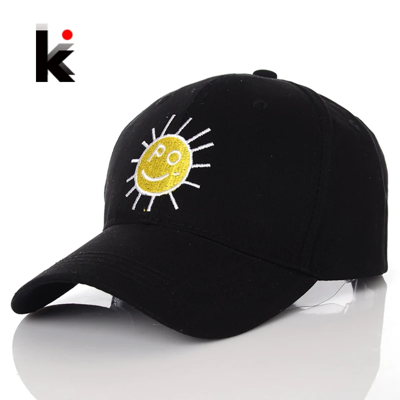 2018 Для женщин s Бейсбол Кепки с узором в виде солнца Snapback Casquette пустые кости
