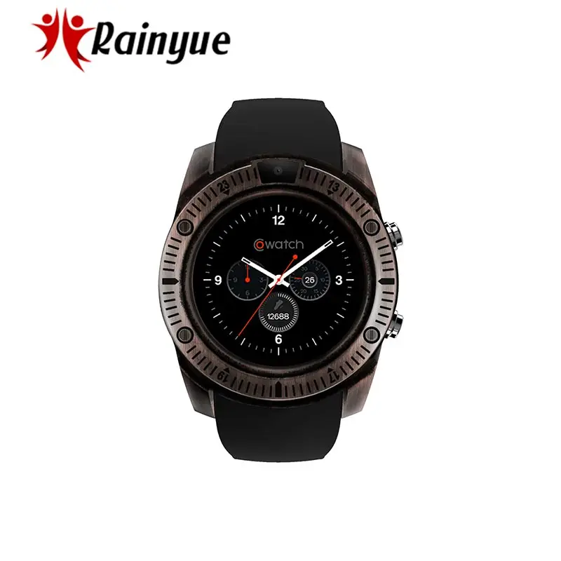 2018 Smartwatch для iPhone KY003 1 54 дюймов Винтаж Bluetooth запястье шагомер Android телефон с Камера