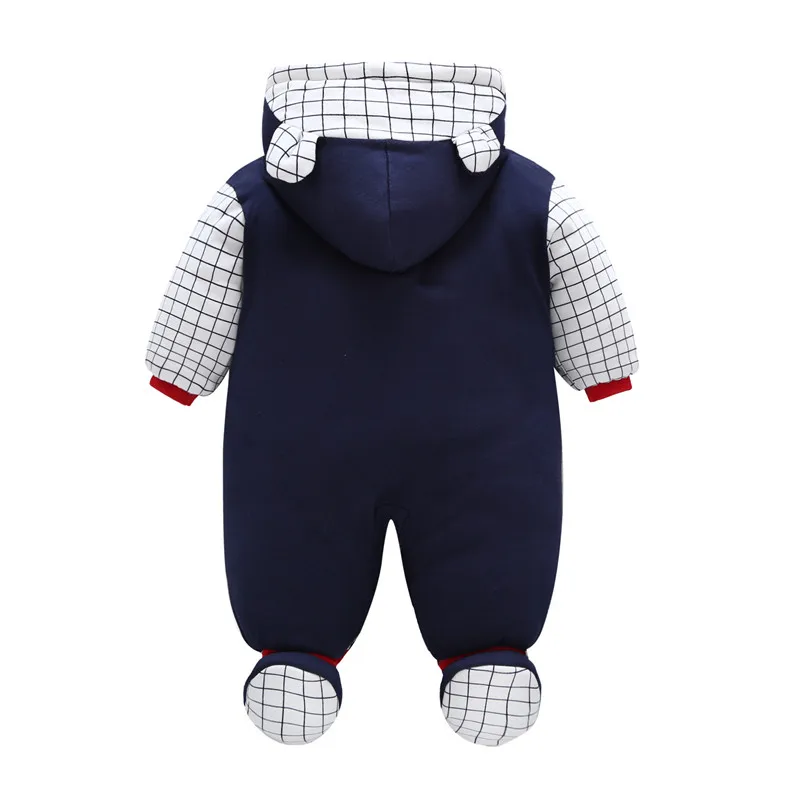Winter infants jumpsuit romper baby boy girl thickening long sleeve hooded detachable | Детская одежда и обувь