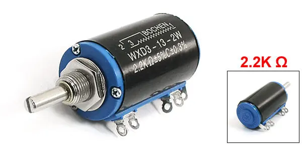 Высокоточный потенциометр многооборотный резистор с проволочной обмоткой