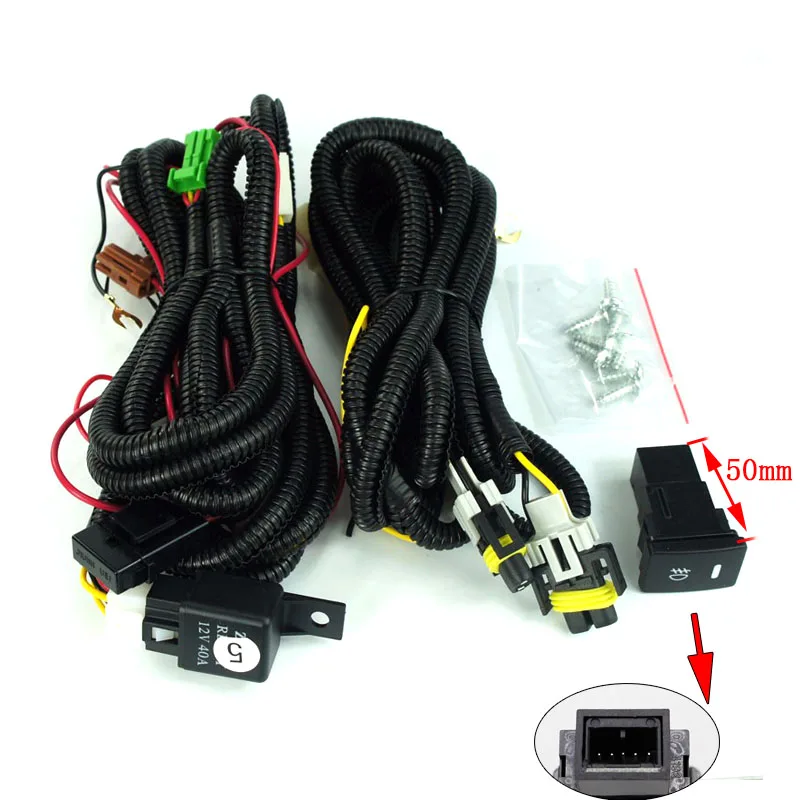 Cnspeed туман свет для Toyota Sienna 2011 2012 2013 2014 2015 Лампы мотоциклов clear/желтые линзы бампер противотуманные фары