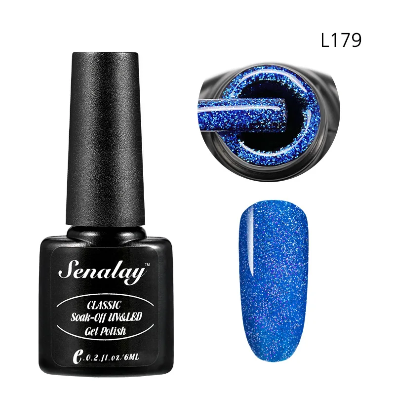 RE12-L179 Senalay Гель-лак UV Vernis Полупостоянный Радужный цветной Блестящий лак Гибридный гвоздь искусство все для маникюра Гель-лак для ногтей - Цвет: RE12-L179