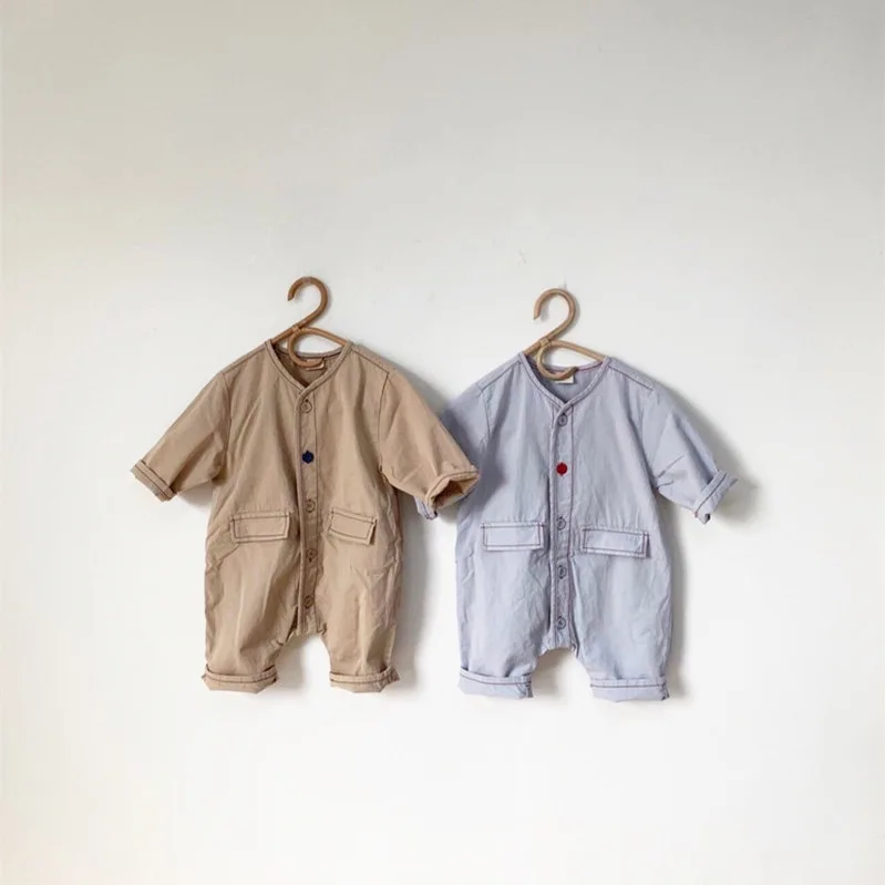 Autumn Toddler Kids Girls Boys Overalls Infant Baby Rompers Casual Clothings