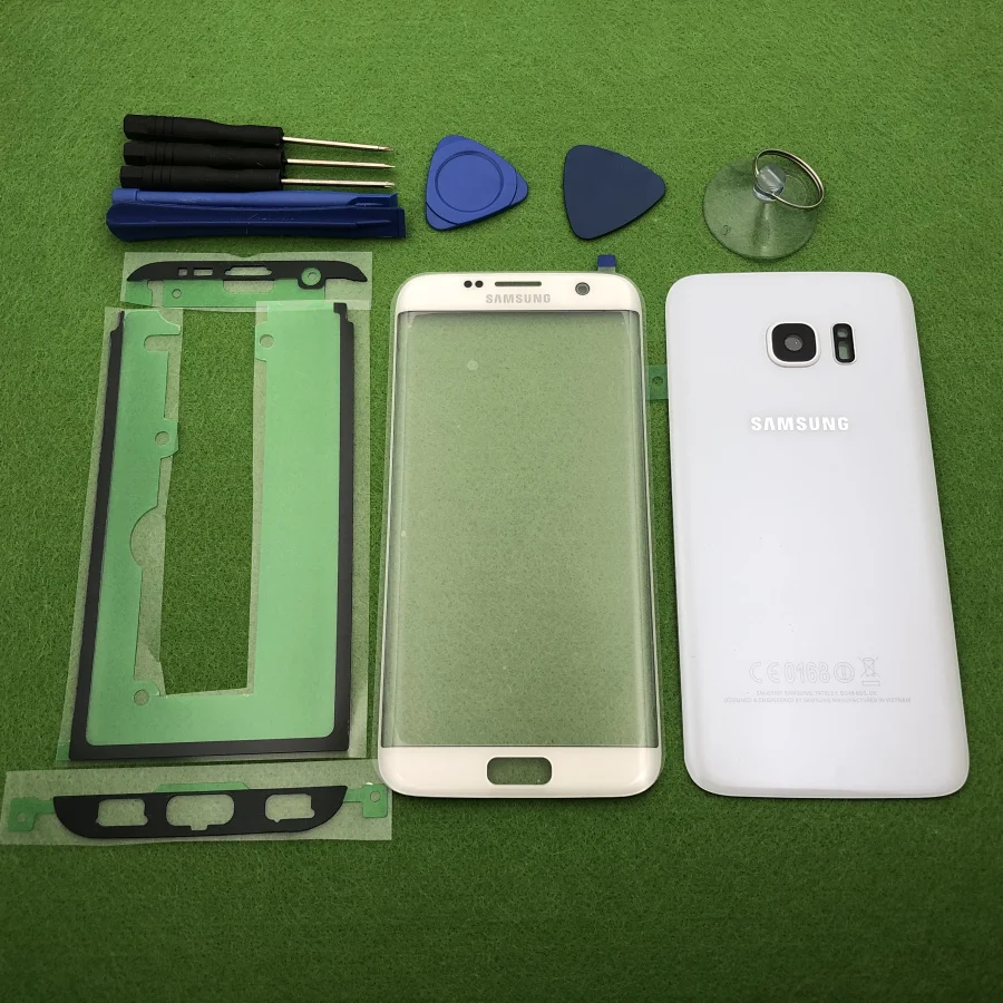 Оригинальный стеклянный экран для Samsung Galaxy S7 Edge G935 задняя крышка аккумулятора +