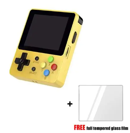 yellow LDK игровой 2,6 дюймовый экран, мини портативная игровая консоль, ностальгические ретро-игры для детей, мини Семейные ТВ-видео консоли - Цвет: yellow