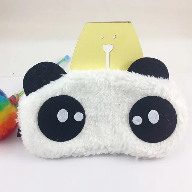 10 Животные Вечерние Маски Маска глаза панды мультфильм спящие тени для век для девочек путешествия Расслабление помощь вслепую затенение повязка на глаза дропшиппинг - Цвет: 10