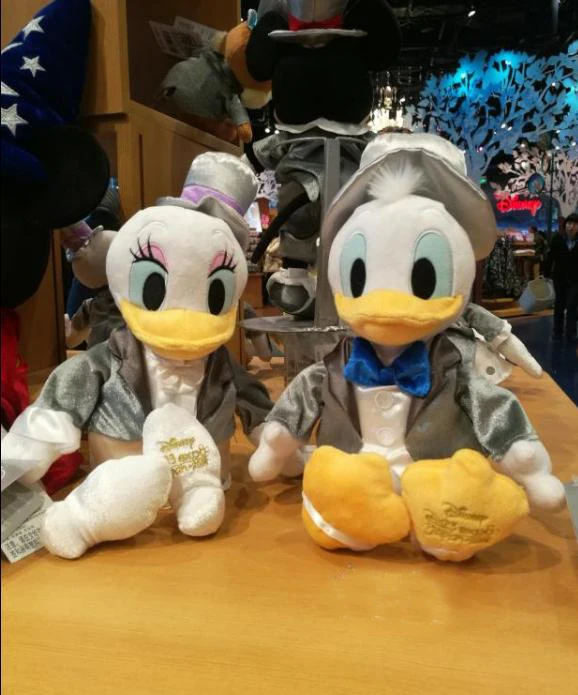 D23 EXPO брелок Микки Минни Дональд Дак Дейзи Дак Гуфи Плутон чип и Дейл топ шляпа плюшевая фигурка кукла игрушка