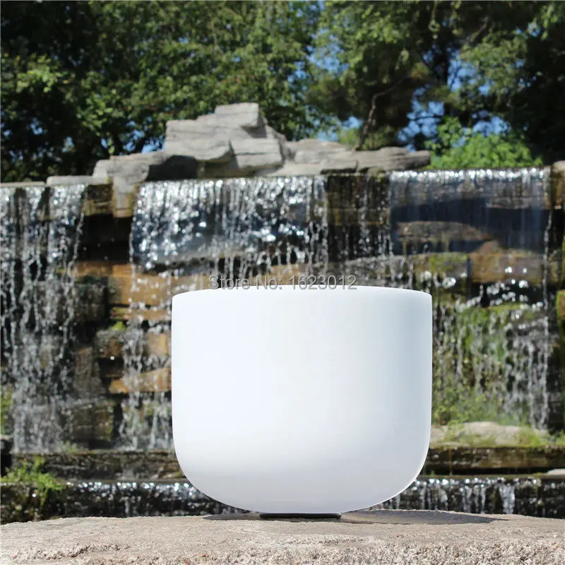 Матовая чакра в форме сердца 8 дюймов исцеляющая Хрустальная Поющая чаша|crystal