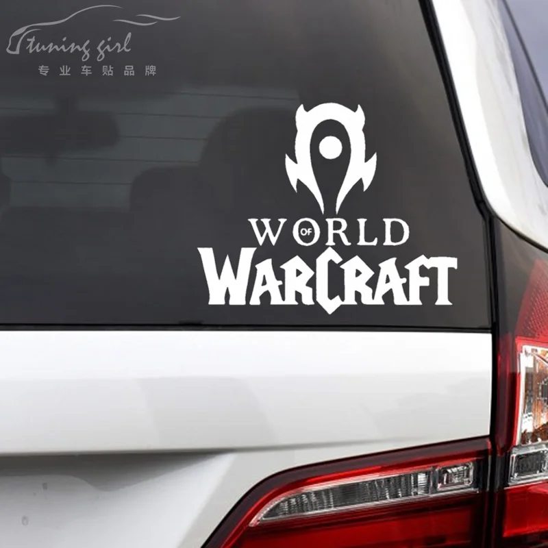 

Автомобильные наклейки World Of Warcraft Game, забавные Креативные украшения, наклейки на лобовое стекло, ноутбук, планшет, Автонастройка, Стайлинг, в...