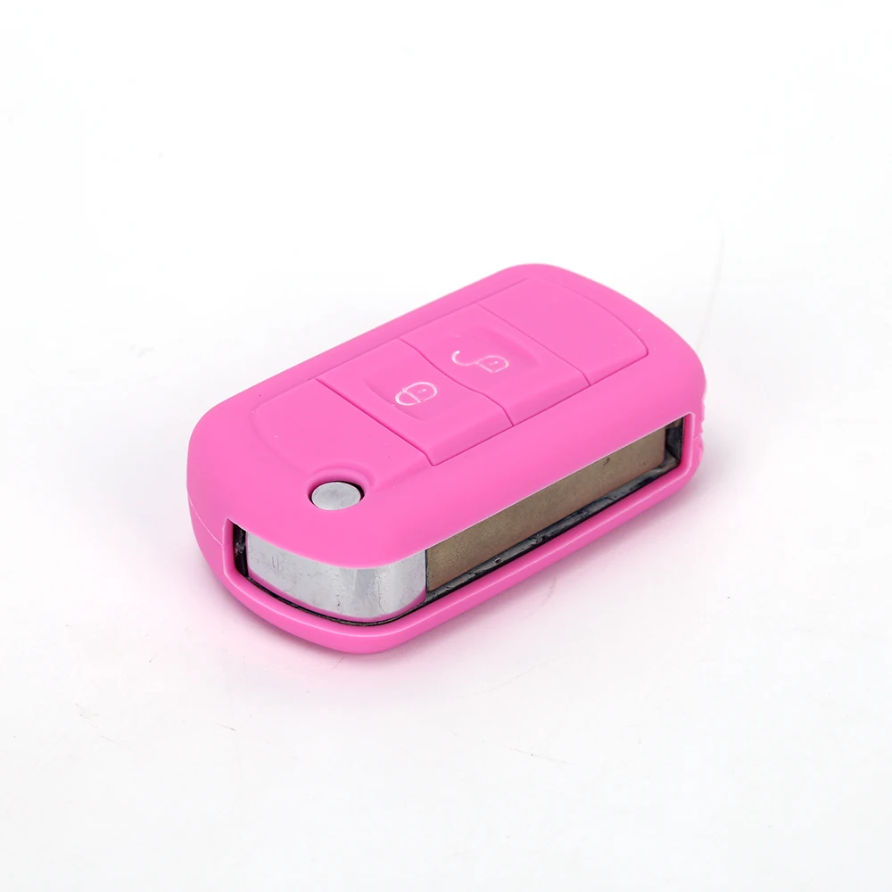 Чехол для ключей автомобиля силиконовый чехол с 2 кнопками Land Rover Range Sport LR3 Discovery