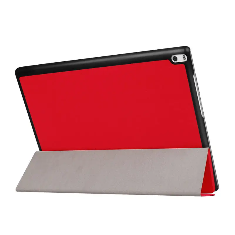 Чехол-книжка из искусственной кожи чехол для lenovo TAB 4 10 плюс Smart Cover для lenovo TAB4 10 плюс TB-X704L TB-X704F TB-X704N 10,"+ Защитная пленка на экран+ подставка для ручек