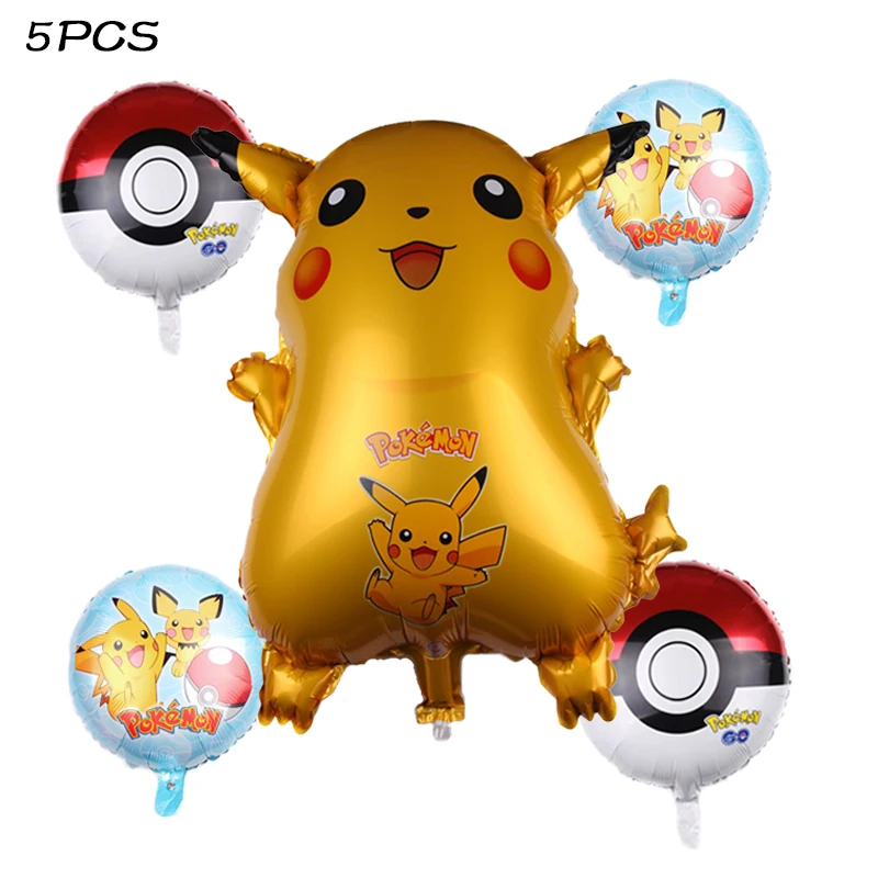 Pokemon Go Пикачу принадлежности для тематической вечеринки посуда тарелка воздушные шары салфетка чашка для детского душа вечерние украшения для дня рождения