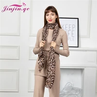 jinjin qc new scarf women viscose material animal print detail casual print no pattern 18090cm fashionable lightweight scarves