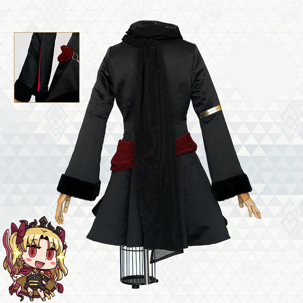 VEVEFHUANG Горячая игра Fate/Grand Order служанка Ereshkigal Irkalla косплей костюм черный Хэллоуин