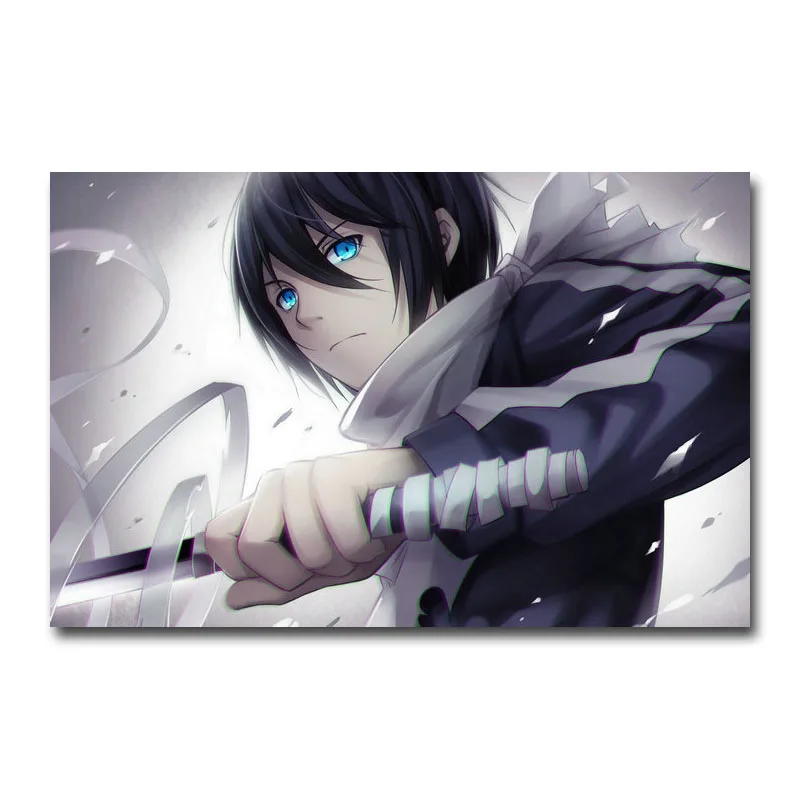 Художественный шелк или холст с принтом Noragami Yato Yukine Iki hijori аниме плакат 13x20 дюймов для украшения комнаты-004 - Цвет: Picture 6