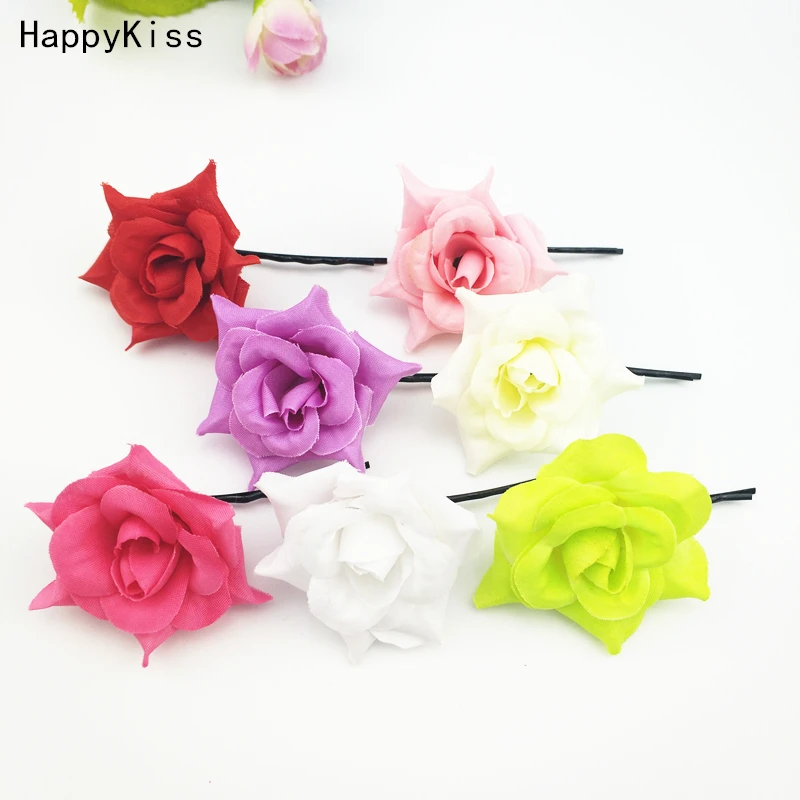 HappyKiss 1 шт. детская заколка для волос из высококачественной ткани с цветами