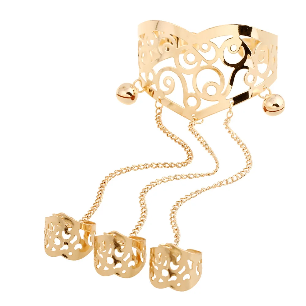 2017 модный очаровательный панк позолоченный посеребренный браслет на запястье