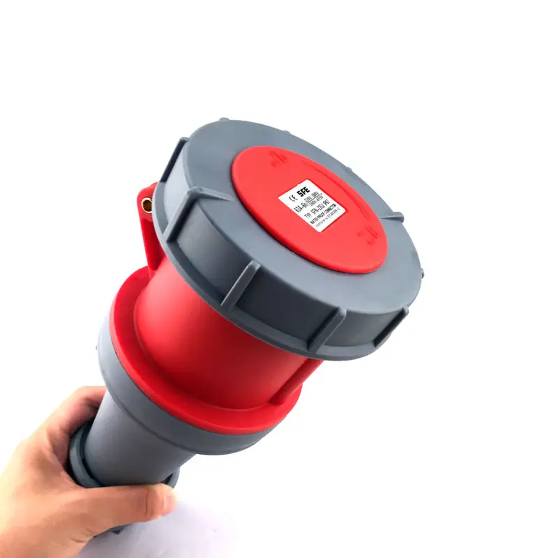 

125A 5Pin Novel industrial plug socket connector SFN-2452 cable connector 220-380V/240-415V~3P+N+E Waterproof IP67