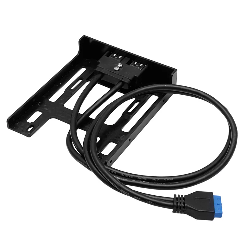 Разъем переходник для передней панели с 2 портами USB 3 5 20 Pin 0 дюйма|Компьютерные