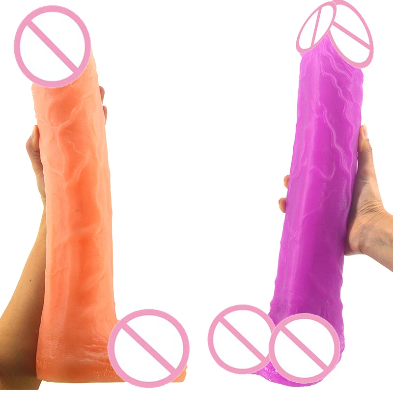 FAAK 42*8 см Супер огромный фаллоимитатор с присоской для женщин G spot анальная