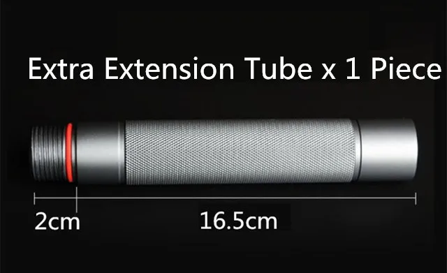 Extra Extension Tube Кемпинг альпеншток 4 секции ОБОРОНЫ Тактический трость открытый инструмент выживания Портативный многофункциональный автомобиль спасательные инструменты - Цвет: Extra Extension Tube