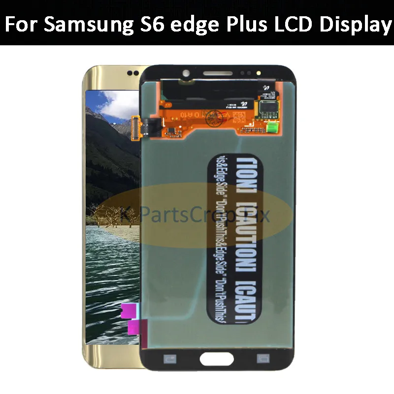 Для Samsung Galaxy S6 Edge Plus LCD G928 G928F дисплей сенсорный экран сборка Замена для 5 7 &quotSAMSUNG