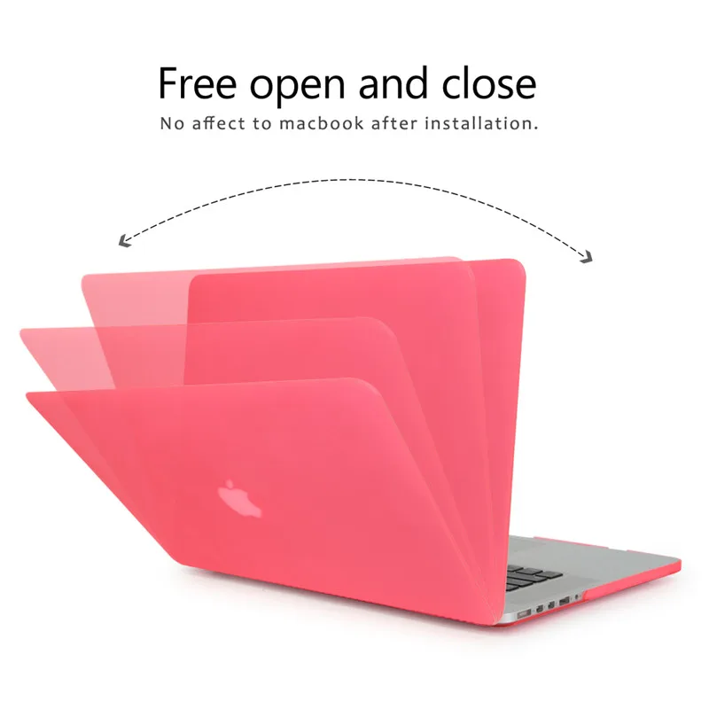 Для MacBook Air 13 чехол матовый прозрачный для Pro Retina 11 12 15 ноутбук защитник|cover for