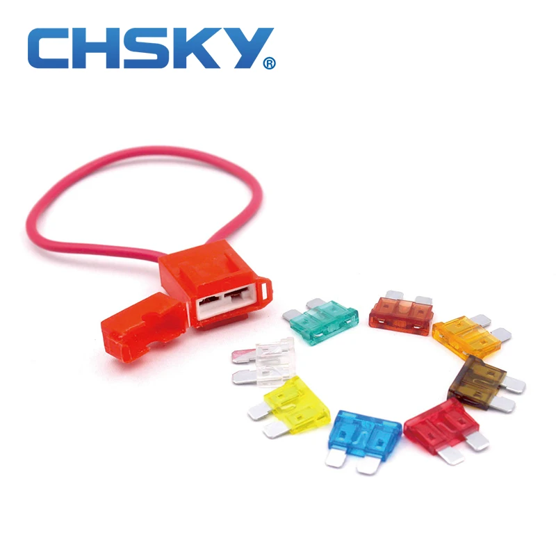 CHSKY 2 шт. высокотемпературный керамический держатель предохранителя ATO Средний