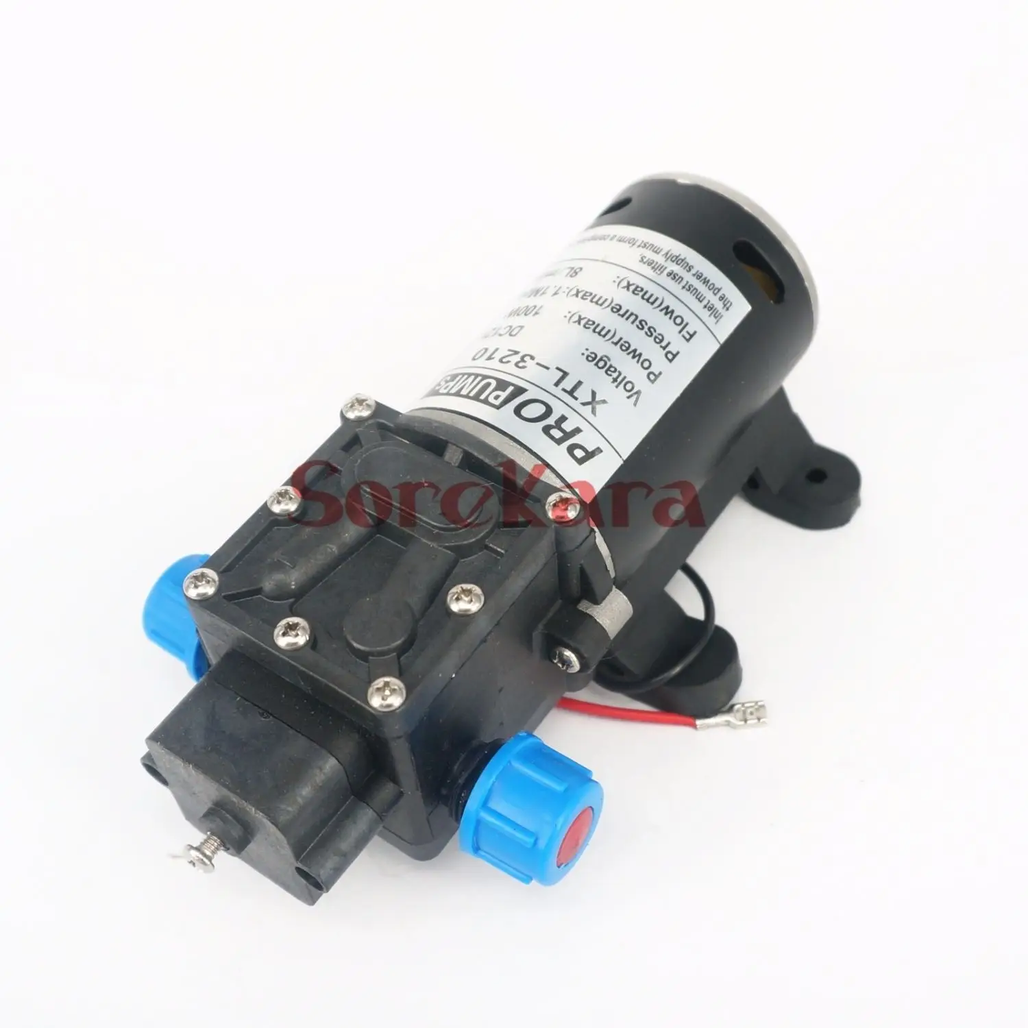 T-HB DC 24V 100W Self-priming Booster Diaphragm Water Pump Backflow Control 300L/H For Car washing | Обустройство дома