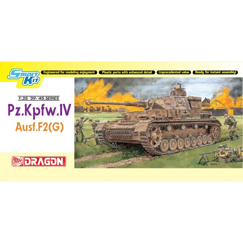 DRAGON 6360 1/35 Pz. Kpfw. IV Ausf. F2(G)-масштабный модельный комплект