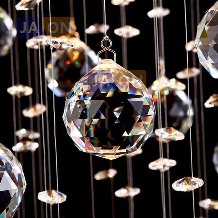 

led g10 Modern Stainless Steel Crystal Globe LED Lamp.LED Light.Ceiling Lights.LED Ceiling Light.Ceiling Lamp For Staircase Hall