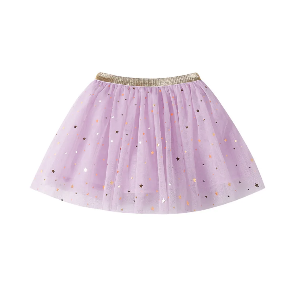 Princess Elegant Fashion Baby Kids Girls Stars Sequins Party Dance Ballet Tutu Skirts tule skirt girls children skirts | Детская одежда