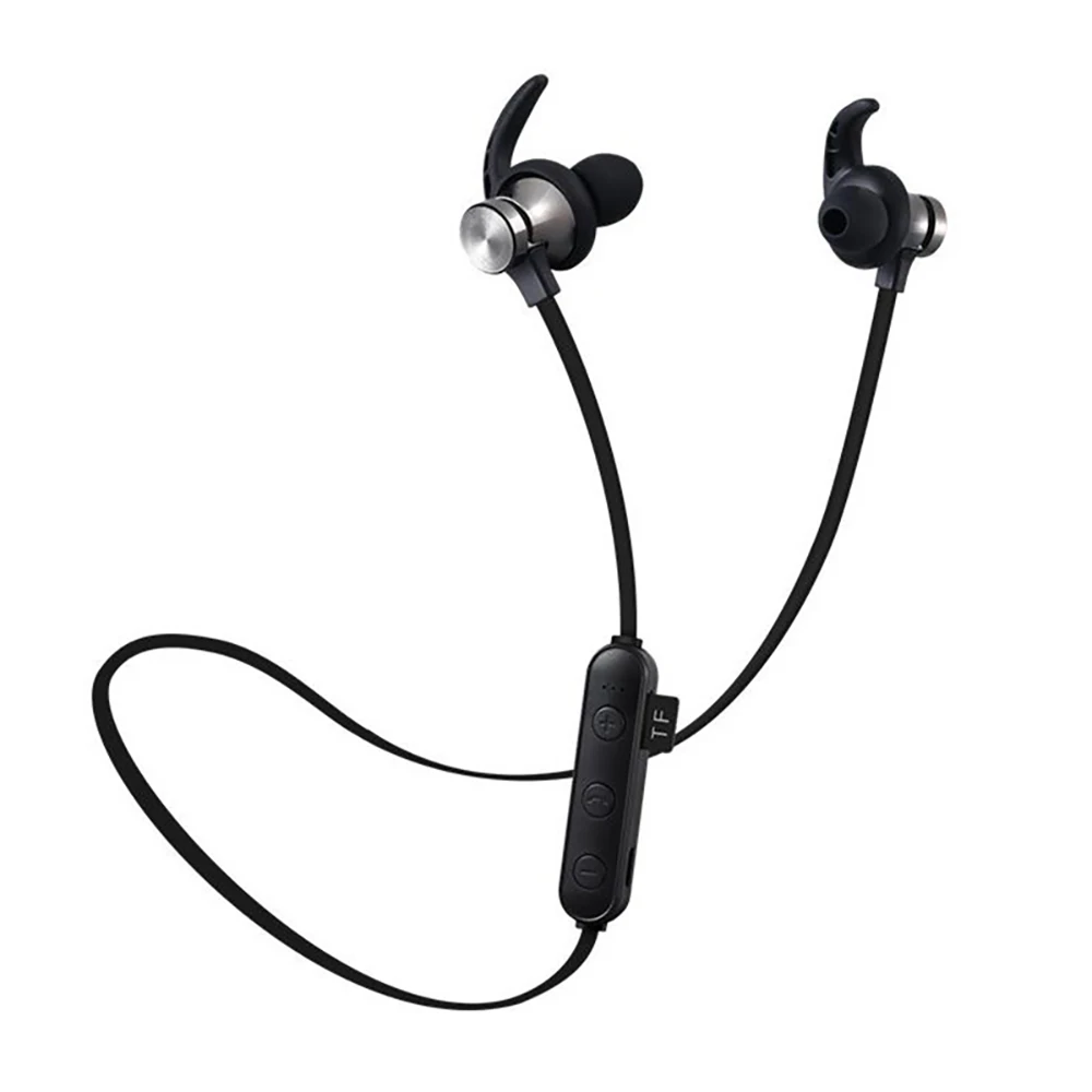 Беспроводные наушники Bluetooth 5 0 Спортивная Магнитная гарнитура с поддержкой TF