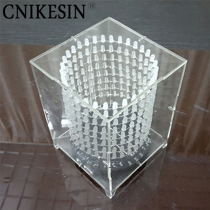 Cnikesin DIY Мечта свет вертикальный кольцо Куба музыка спектр круговой решетки