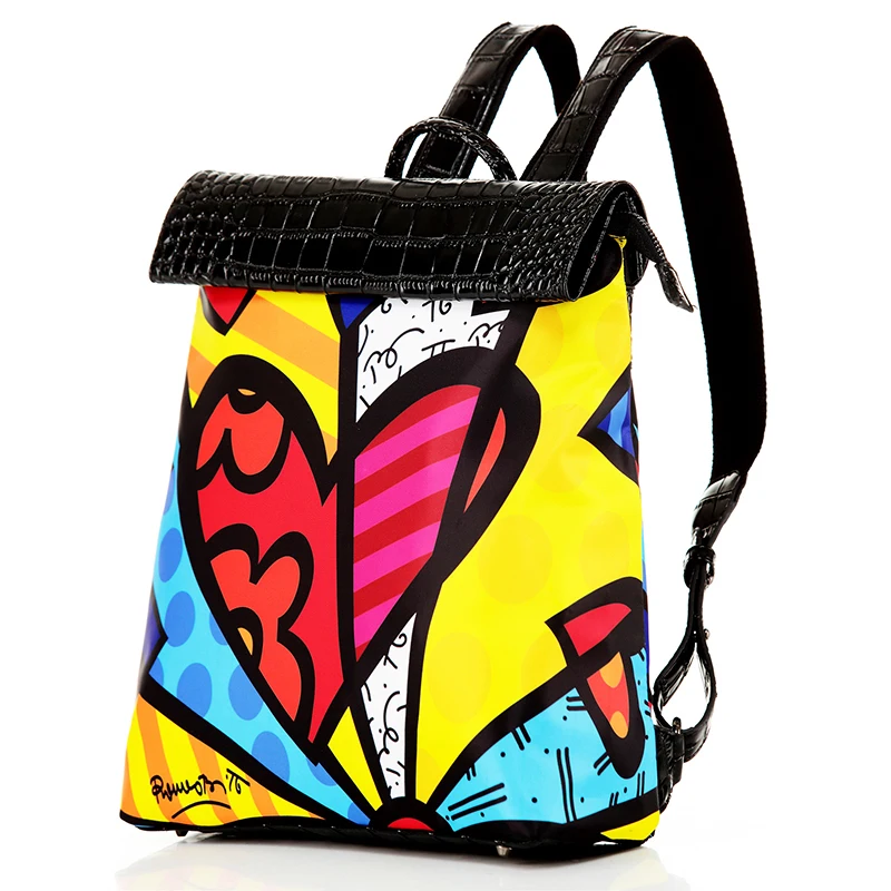 Горячие Продажи Нового Печати Рюкзак Диких Моды Мужчины и Женщины Рюкзаки