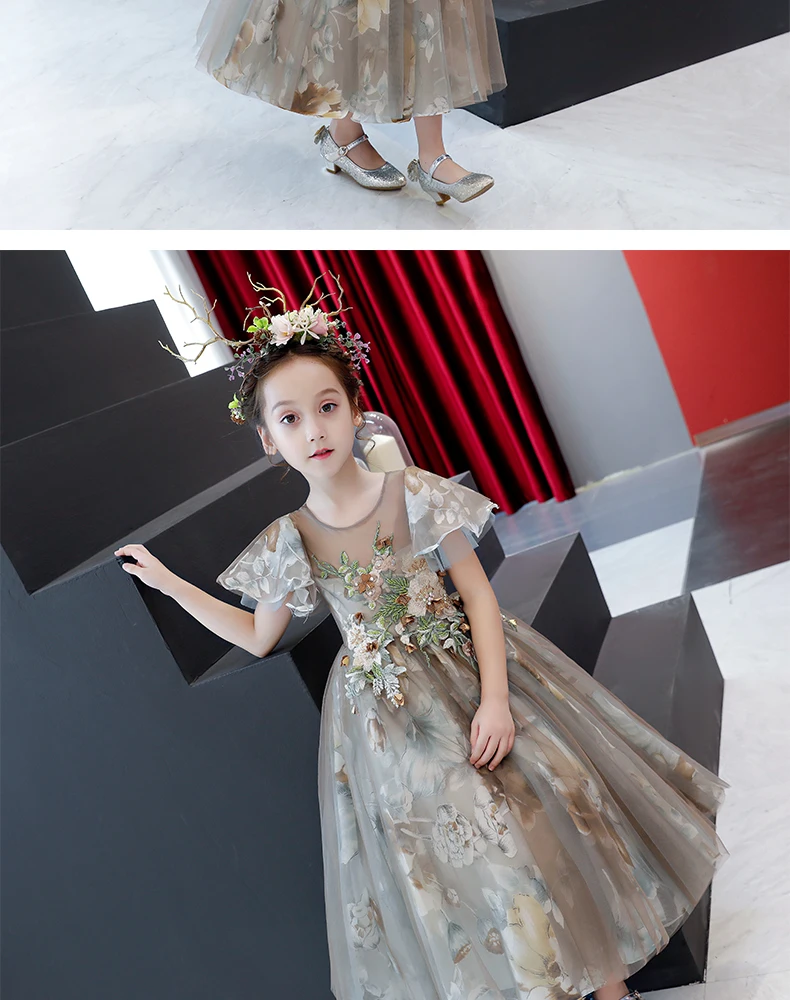 Children Princess Dresses Flower 4 Year Vestidos Meninas Festa Summer | Детская одежда и обувь